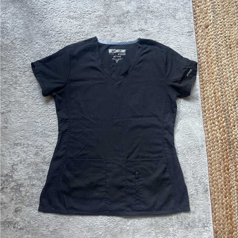 Grey's Anatomy Women's Black scrub set